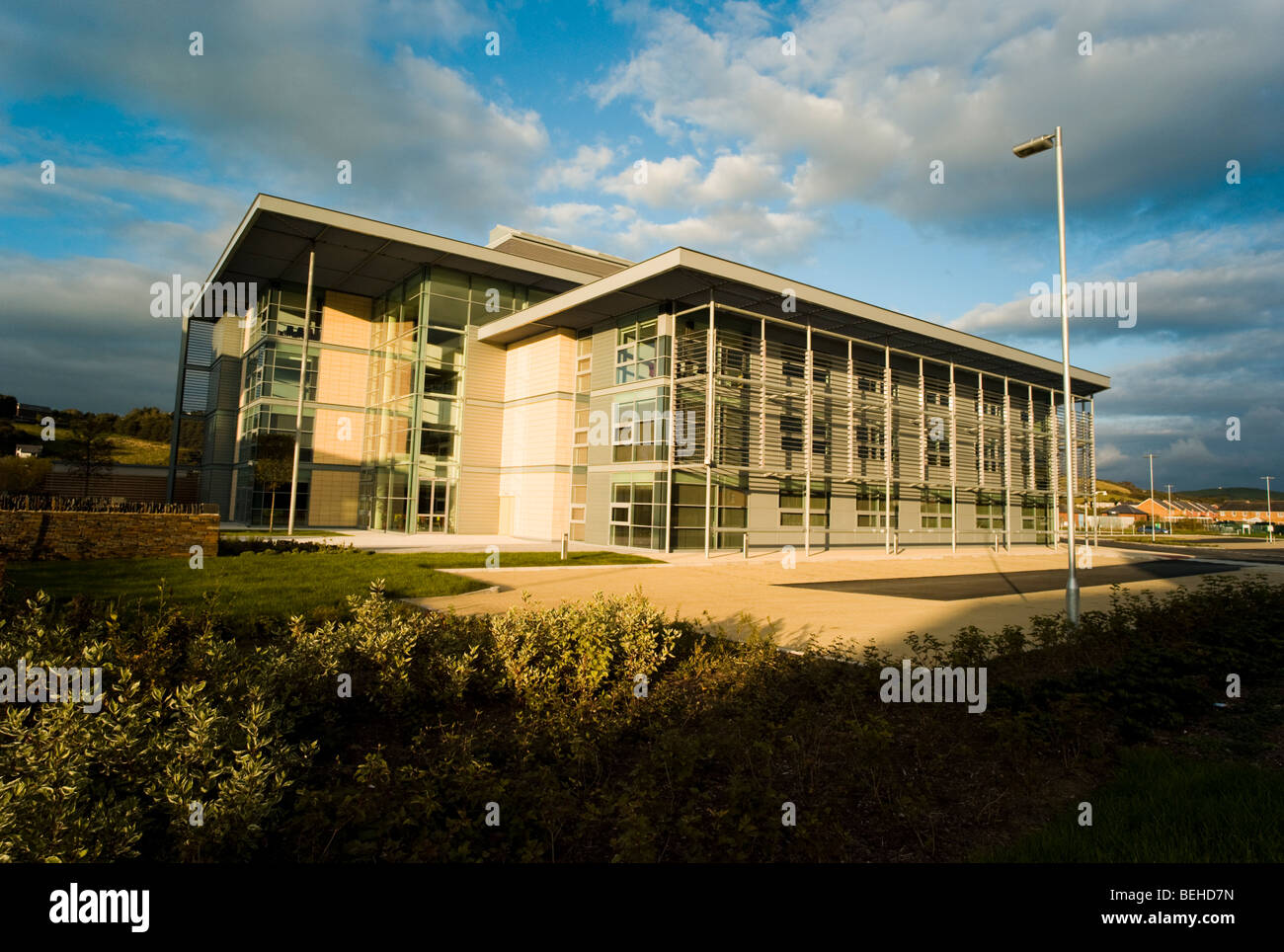 New offices for Ceredigion County Council, Aberystwyth Wales UK, opened