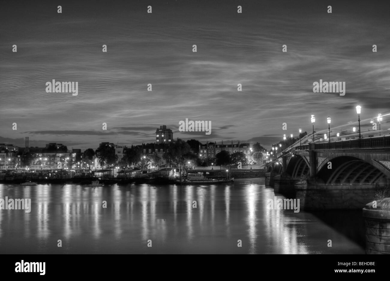 Chelsea river view Black and White Stock Photos & Images - Alamy
