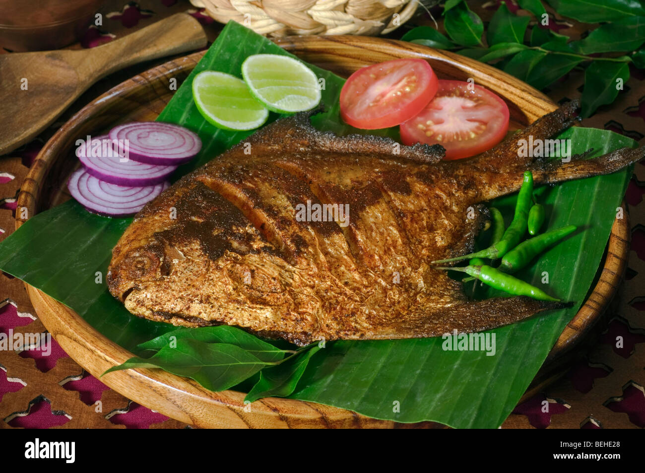 Fish fry South India Food Stock Photo Alamy