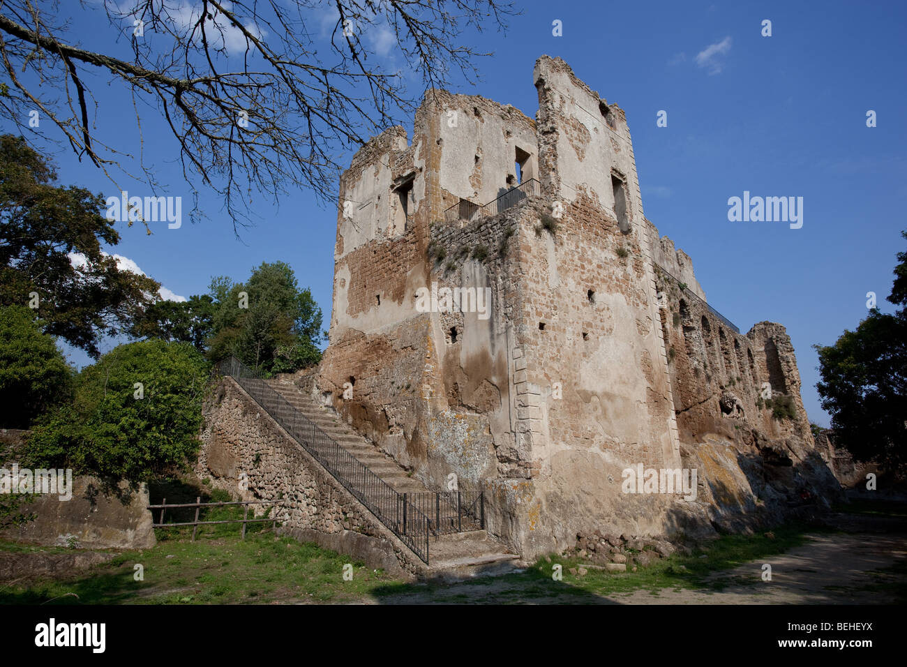 Canale Monterano ancient abandoned   city in the province of Viterbo Lazio Italy Stock Photo