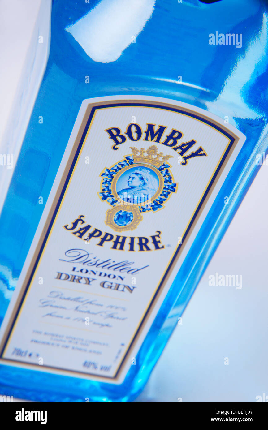 Bombay Sapphire Gin Stock Photo