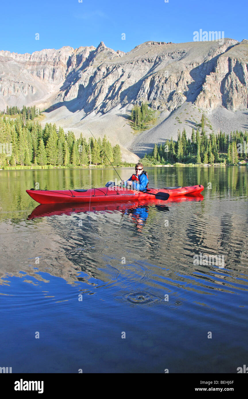 Fly Fishing Alpine Lake High Resolution Stock Photography and Images Alamy
