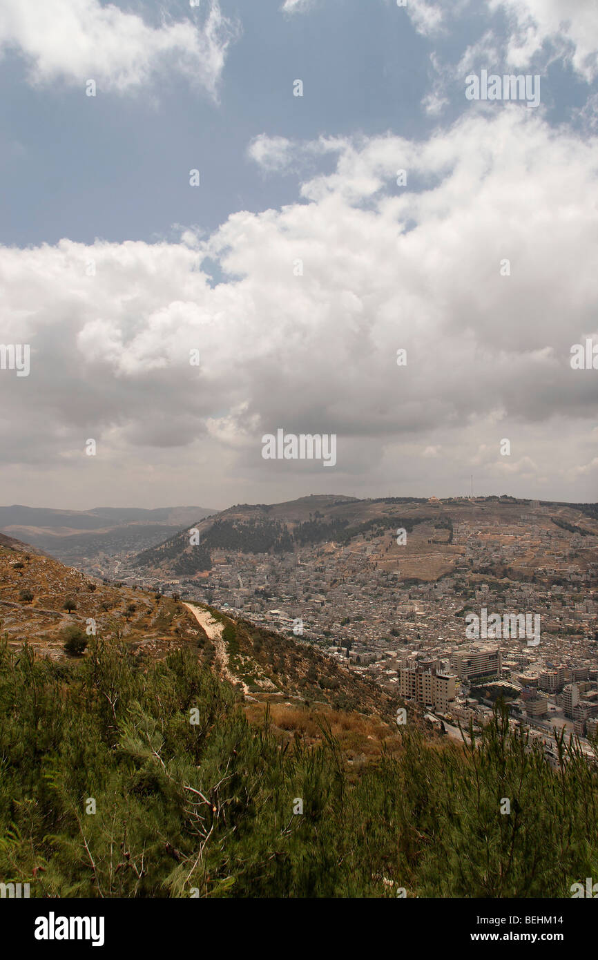 Samaria view palestinian city nablus hi-res stock photography and ...