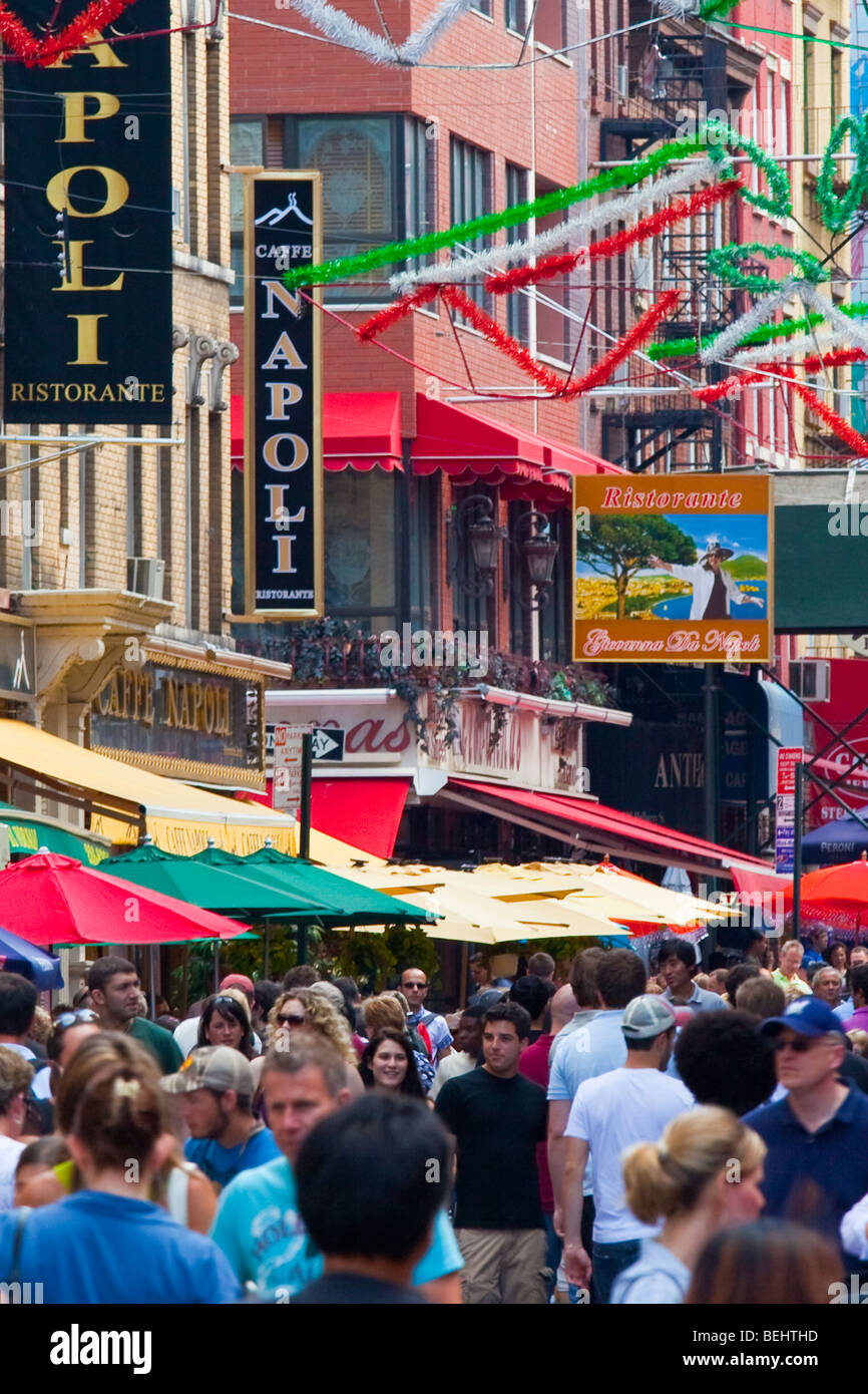 Little Italy in New York City Stock Photo Alamy