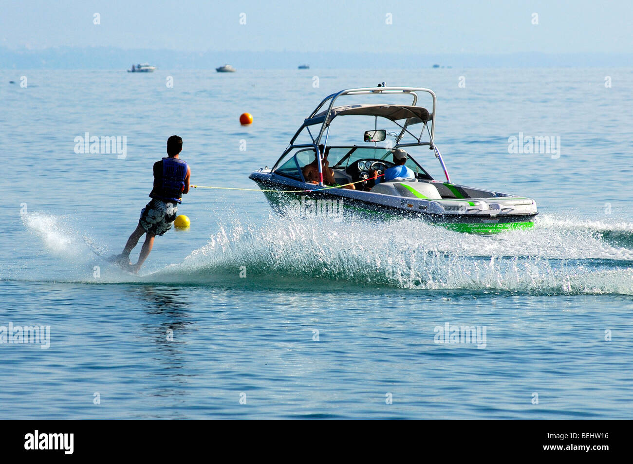 How to pull a water skier