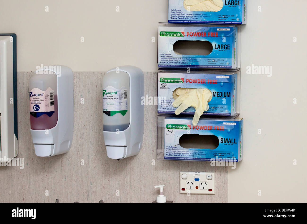 Hospital Sink Area Stock Photo Alamy