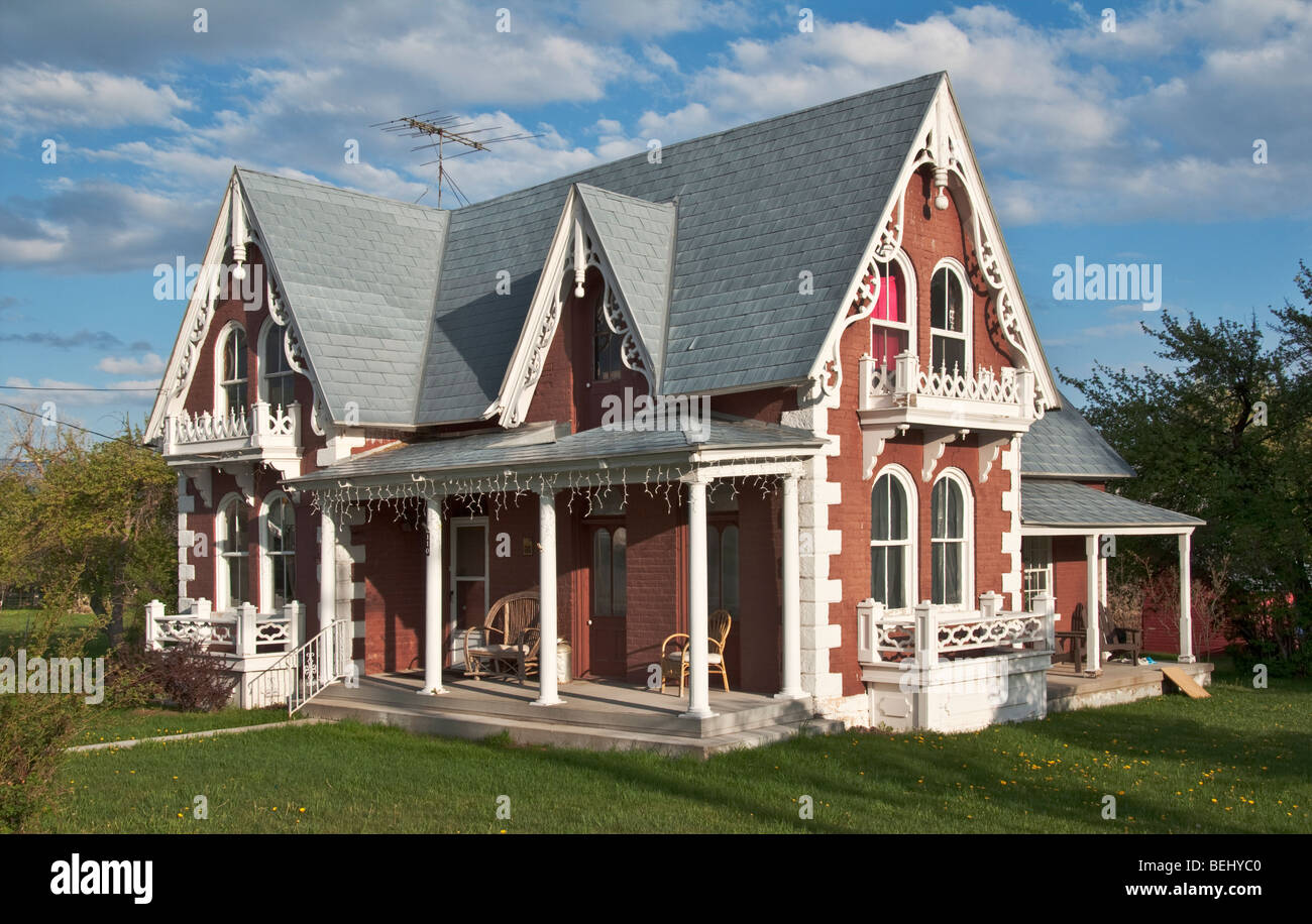 Utah Midway a Swiss themed town private residence Stock Photo - Alamy