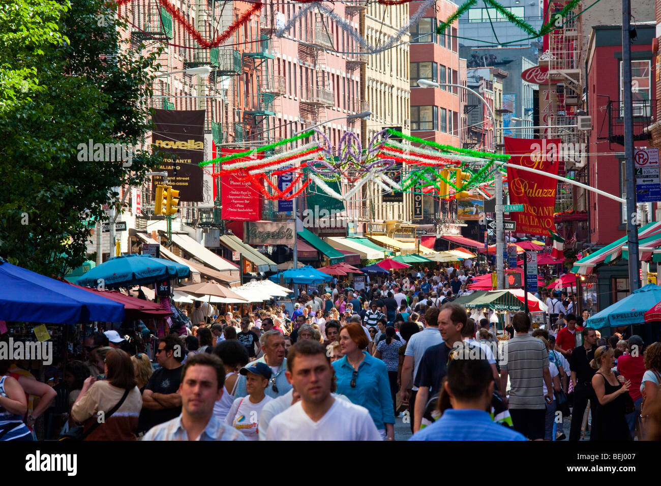 Little Italy in New York City Stock Photo - Alamy