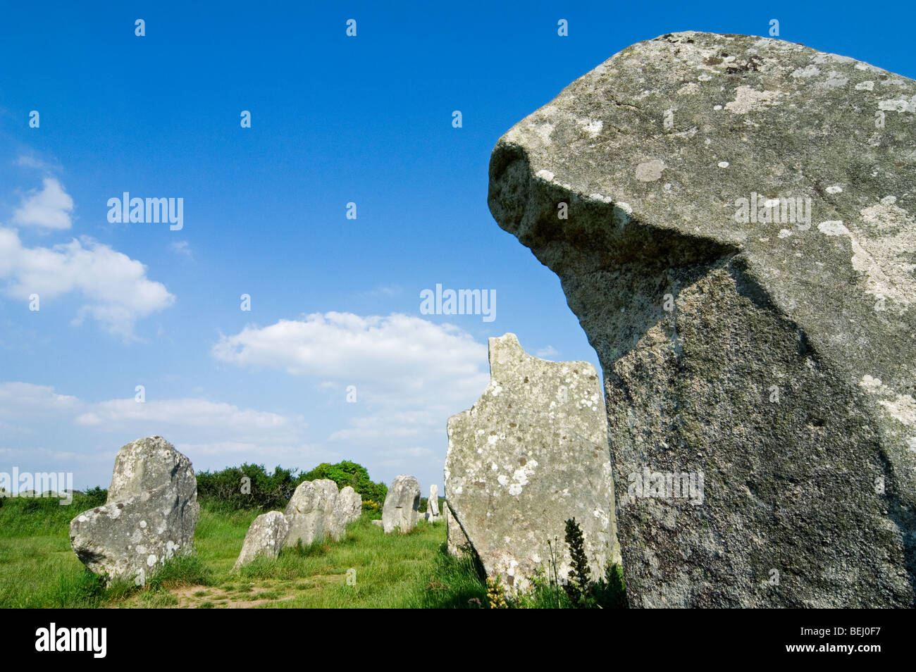 Kerzerho alignments, Neolithic menhirs / standing stones at Erdeven ...