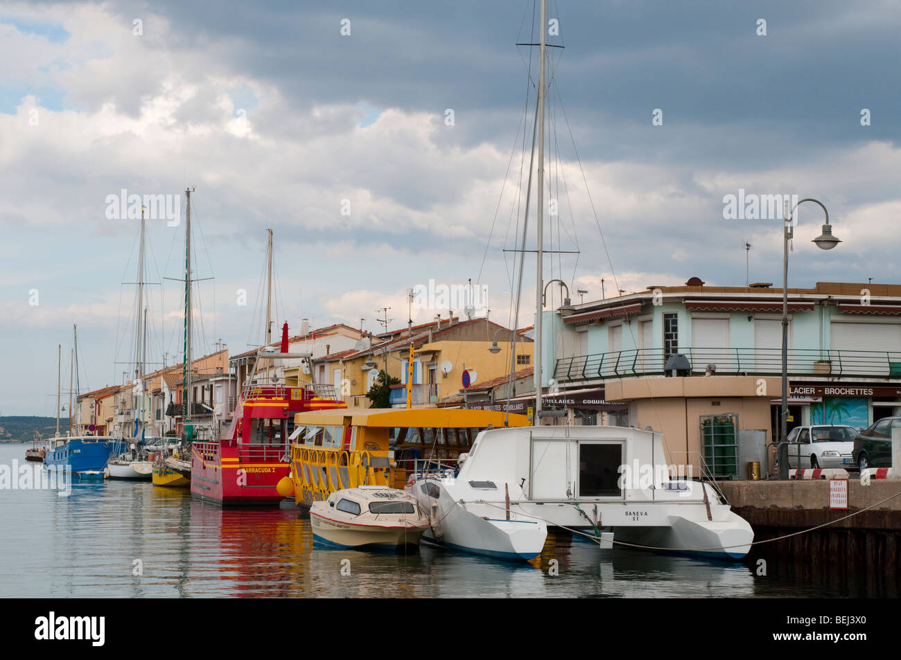 The Pointe Courte, 'village within a town', Sete, France Stock Photo