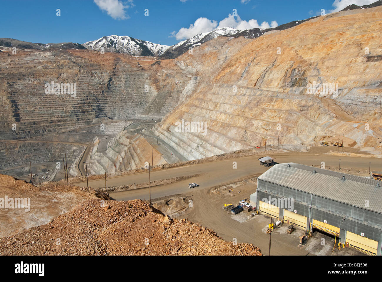 Utah Kennecott Utah Copper Bingham Canyon Mine world's largest manmade