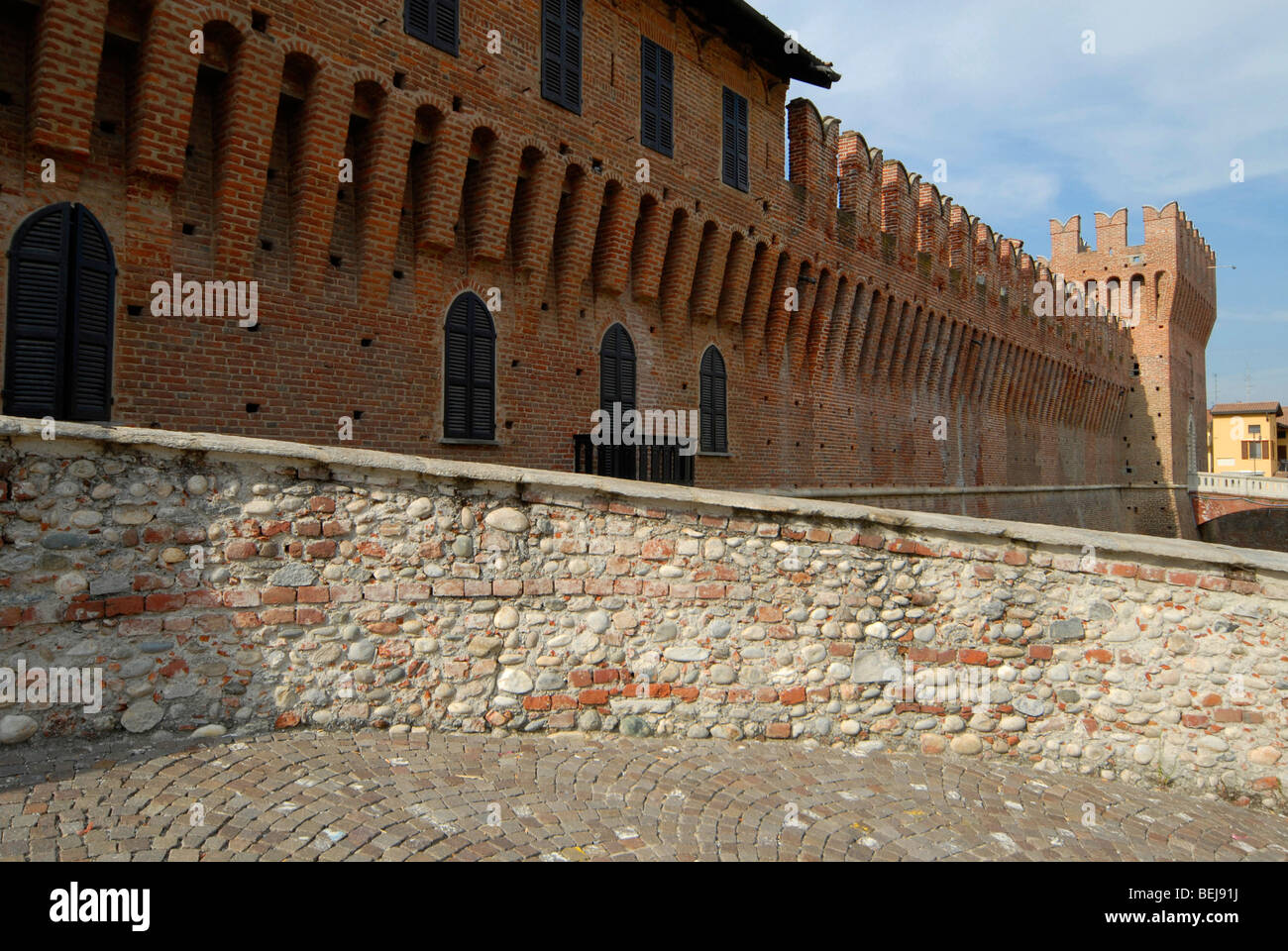 Sforzesco Castle, Galliate, Novara province, Piedmont, Italy Stock Photo