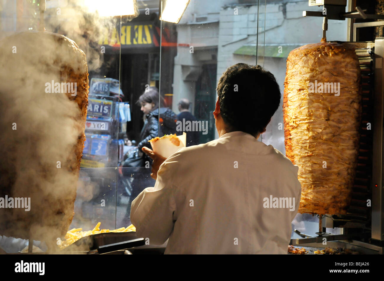Kebap shop, Latin quarter, Paris, France, Europe Stock Photo Alamy