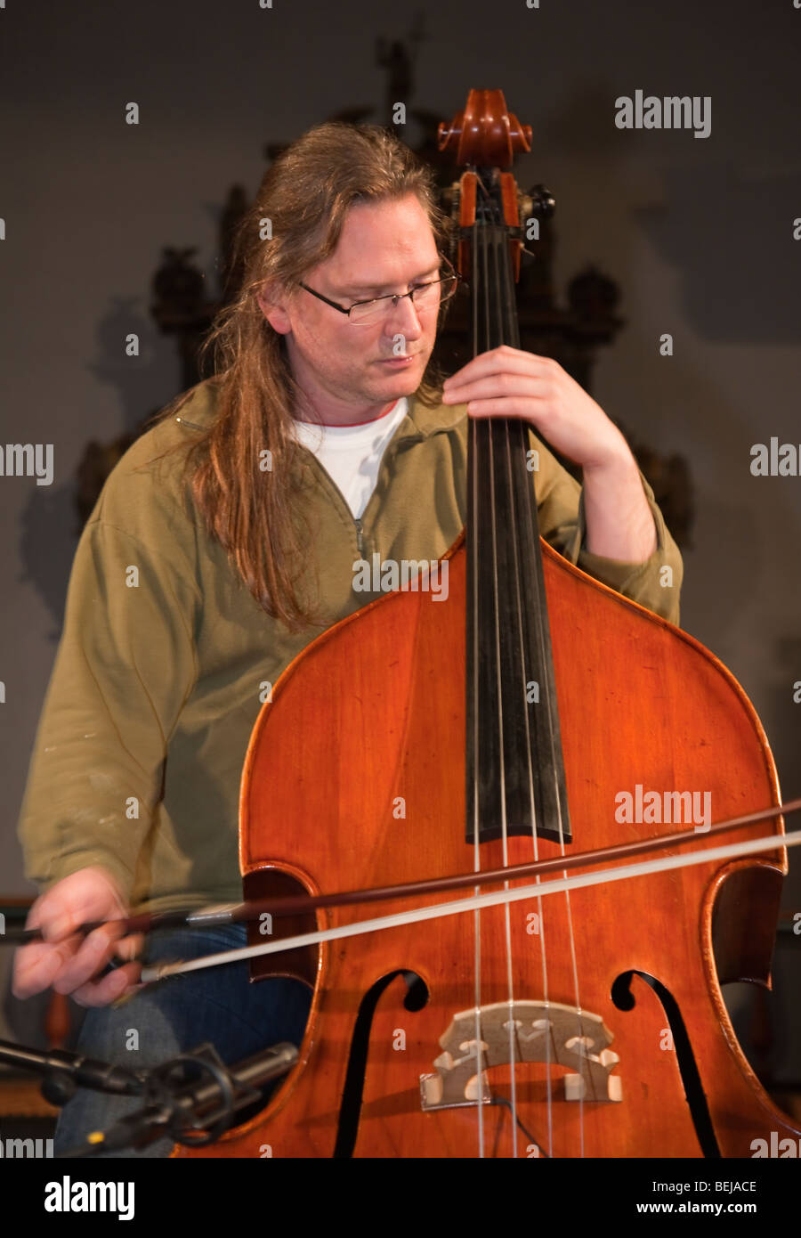 Trondheimsolistene chamber orchestra musician bassist double bass