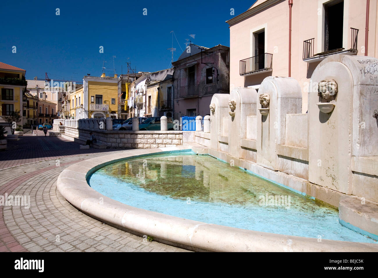 Piazza Municipio, Foggia, Puglia, Italy Stock Photo