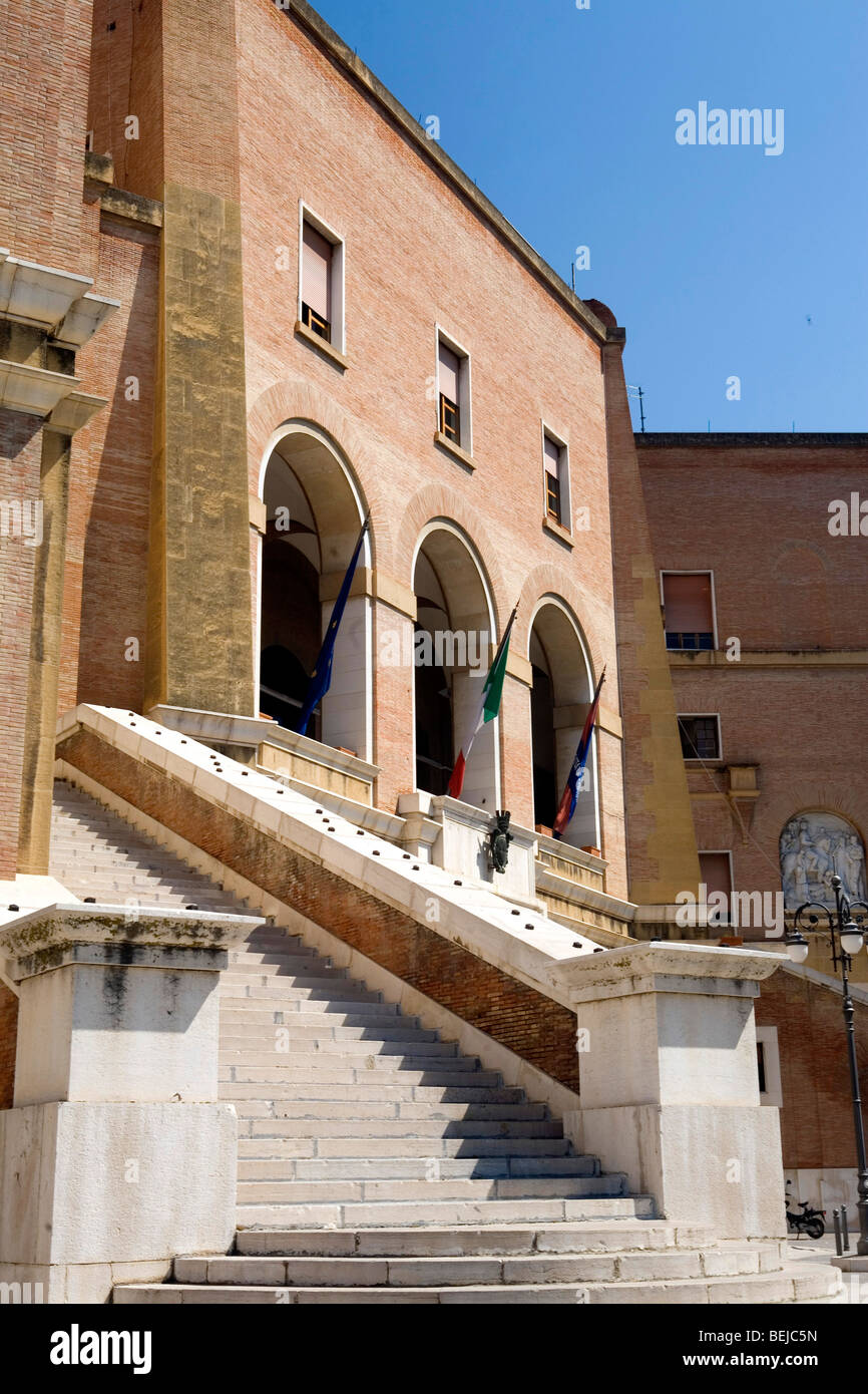 Municipal palace, Foggia, Puglia, Italy Stock Photo