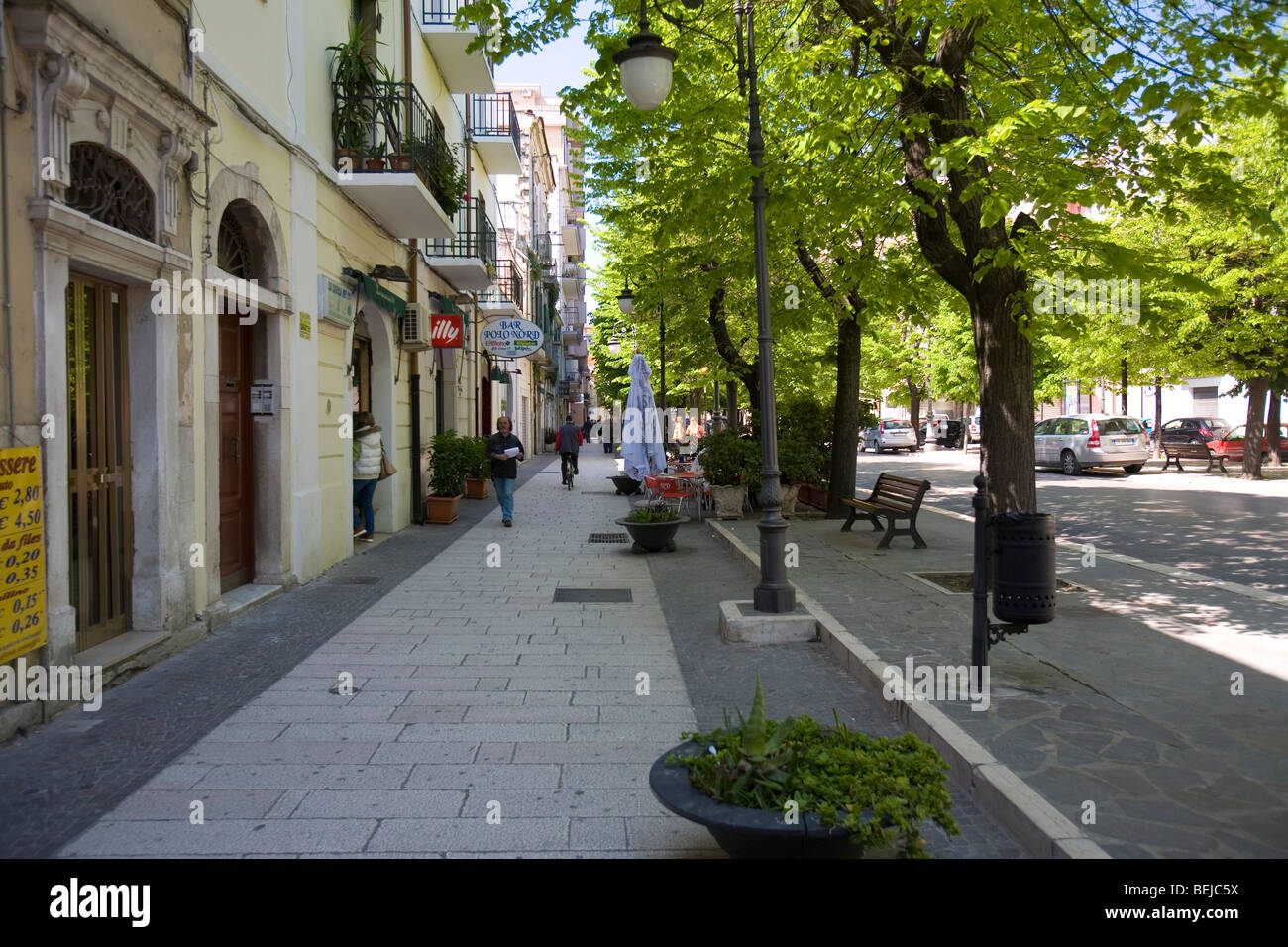 Corso Garibaldi, Foggia, Puglia, Italy Stock Photo
