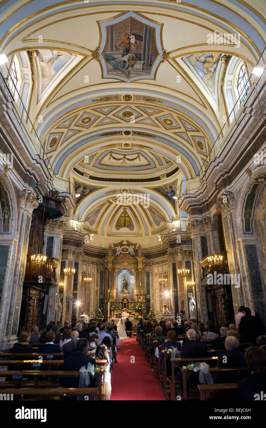 Wedding celebration, Foggia, Puglia, Italy Stock Photo