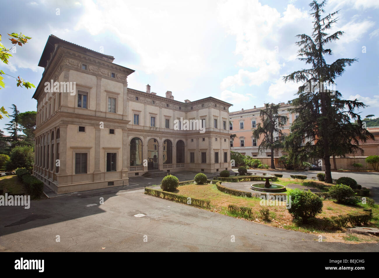 Villa Farnesina, Accademia Nazionale dei Lincei, Via della Lungara street, Rome, Italy Stock Photo