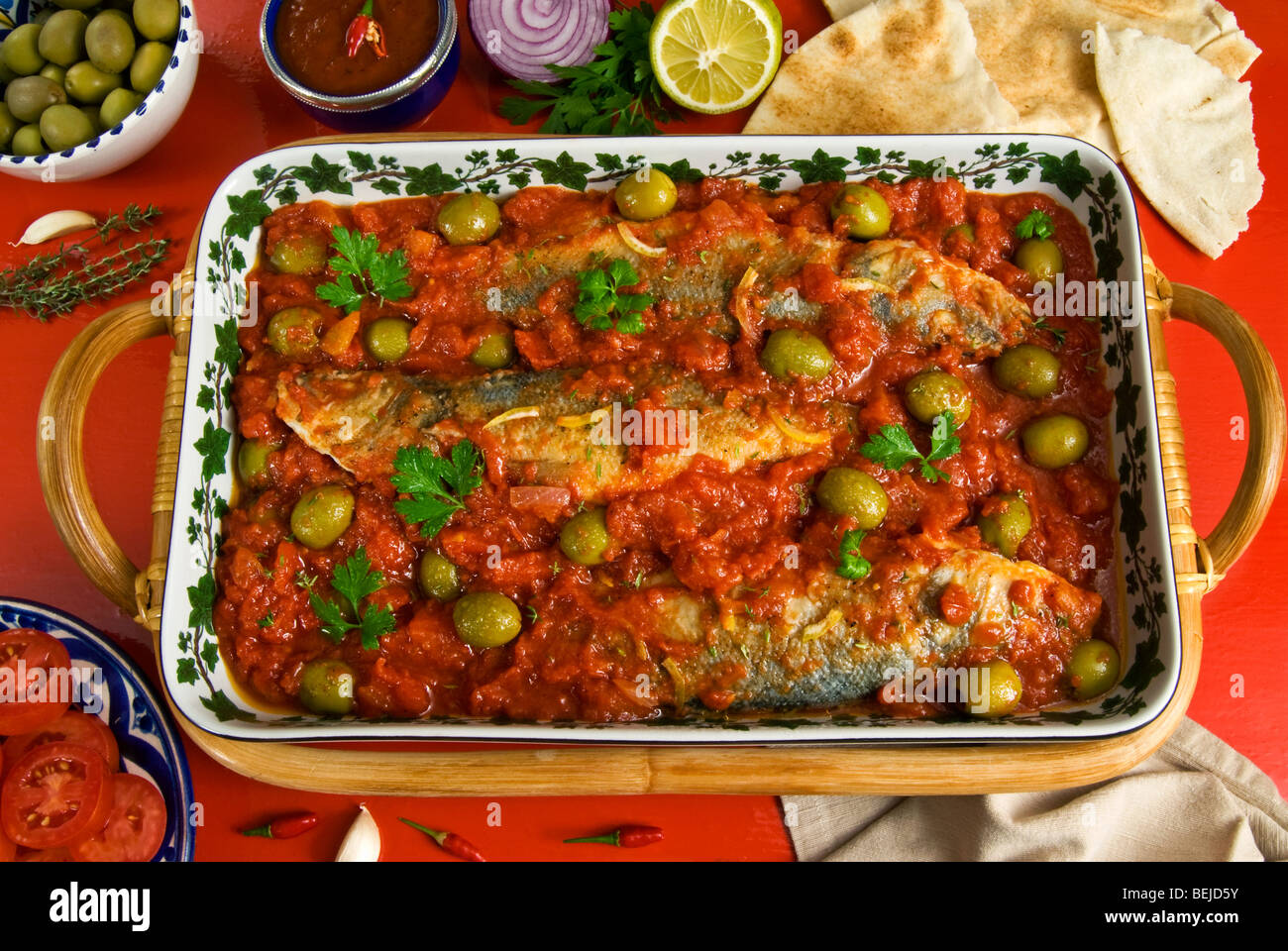 Fish Egyptian Style Arabic Countries Arabic Gastronomy Egypt North Africa Africa Stock Photo Alamy