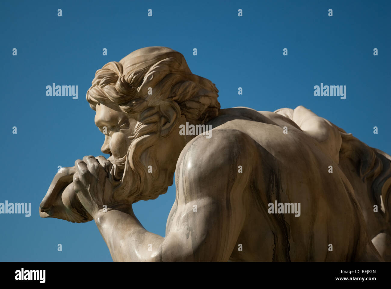 Statue of Neptune Stock Photo Alamy