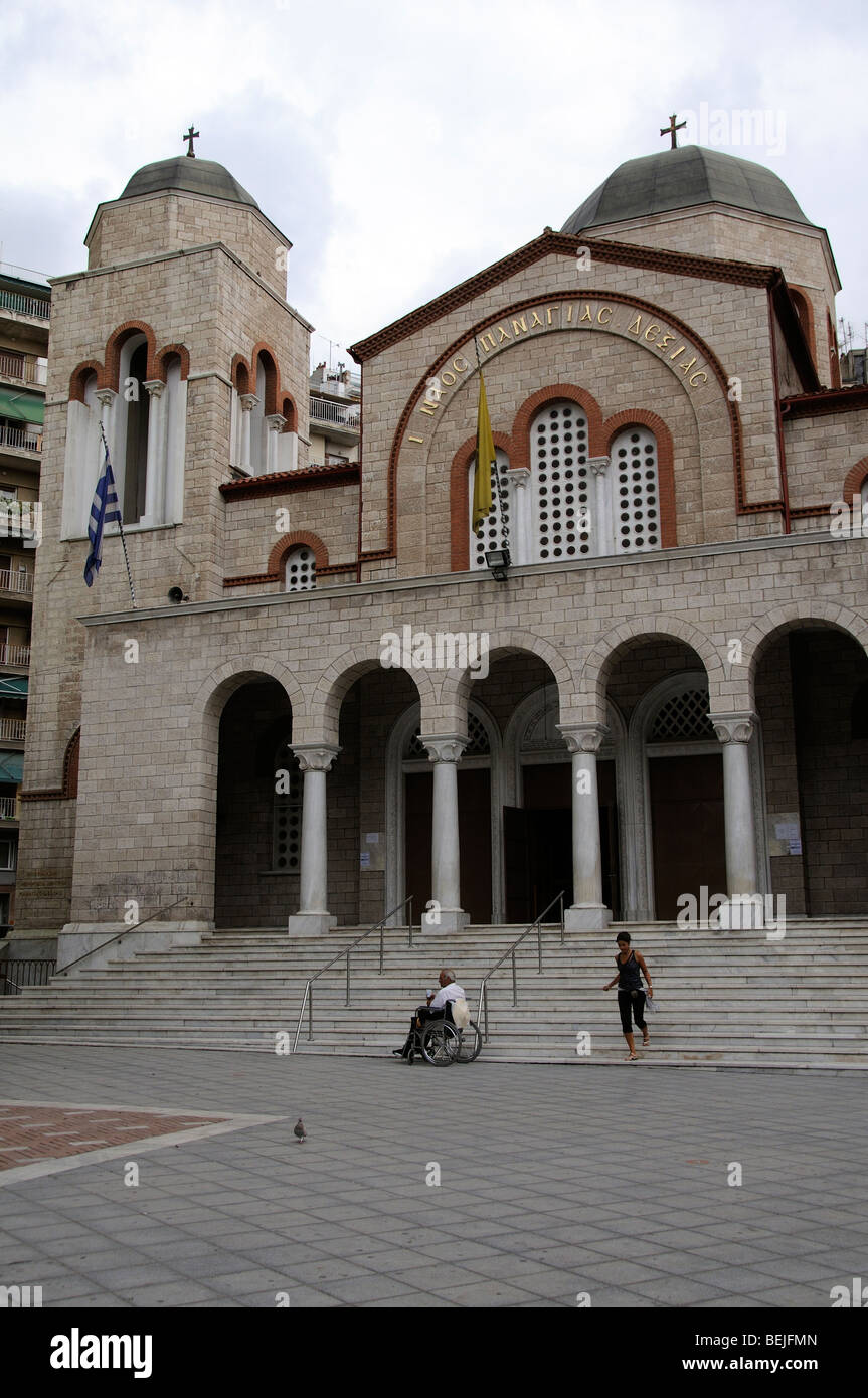 Church of Panagia Dexia in Thessaloniki northern Greece Stock Photo