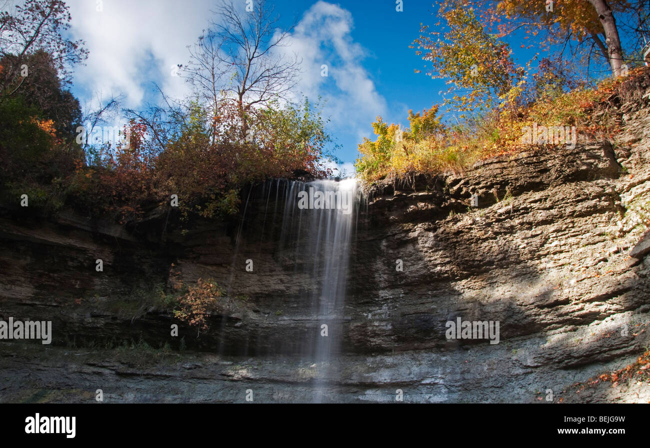 Bridal Veil Falls on Manitoulin Island Stock Photo Alamy