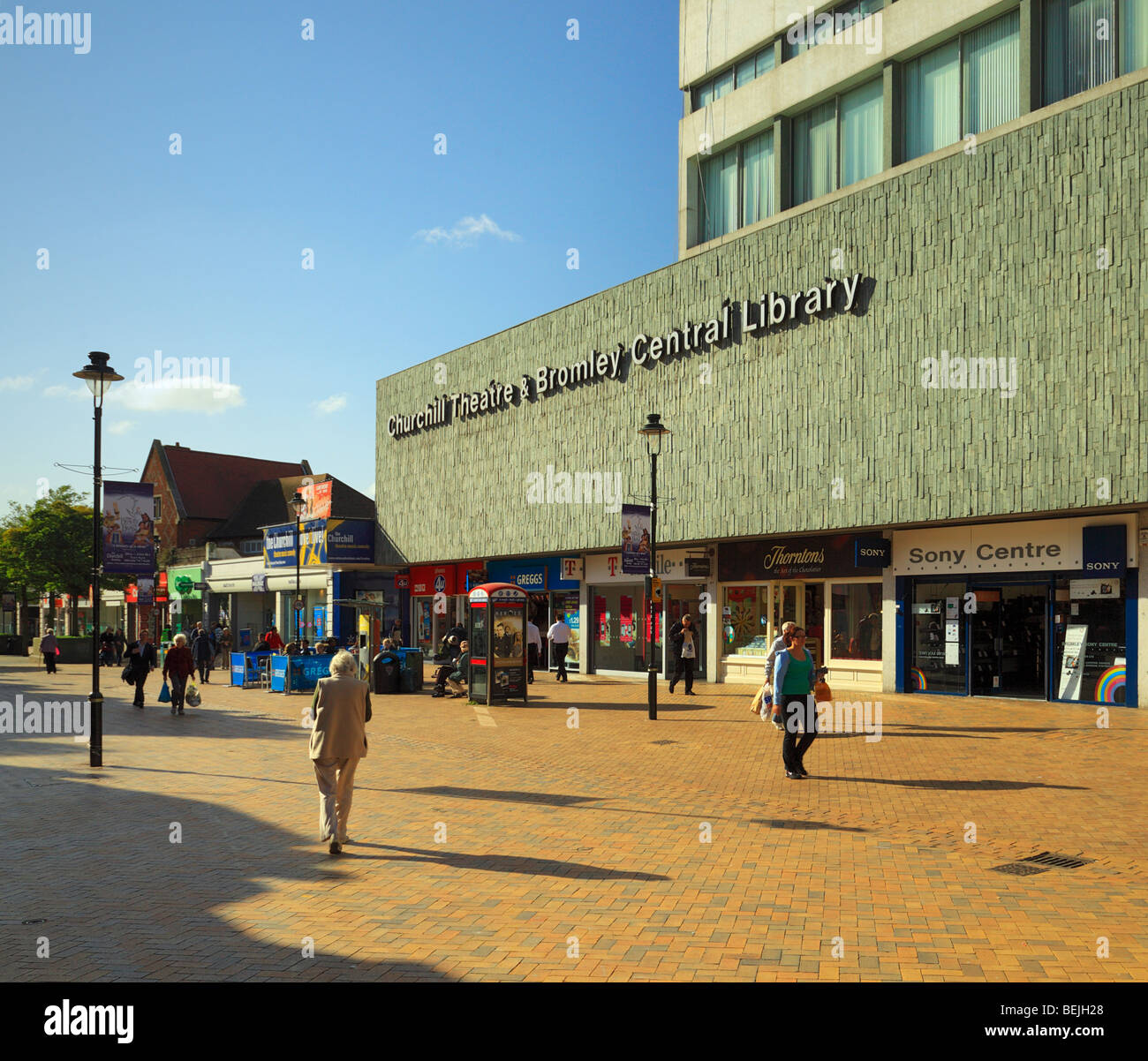 Bromley High Street, London, Kent, England, UK. Stock Photo