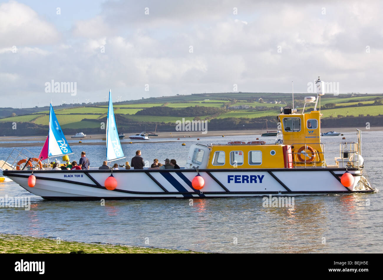 Padstow to Rock Ferry Cornwall Stock Photo