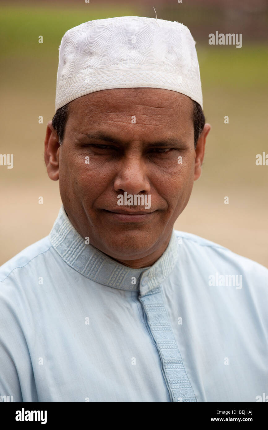 Muslim man in Bagerhat Bangladesh Stock Photo