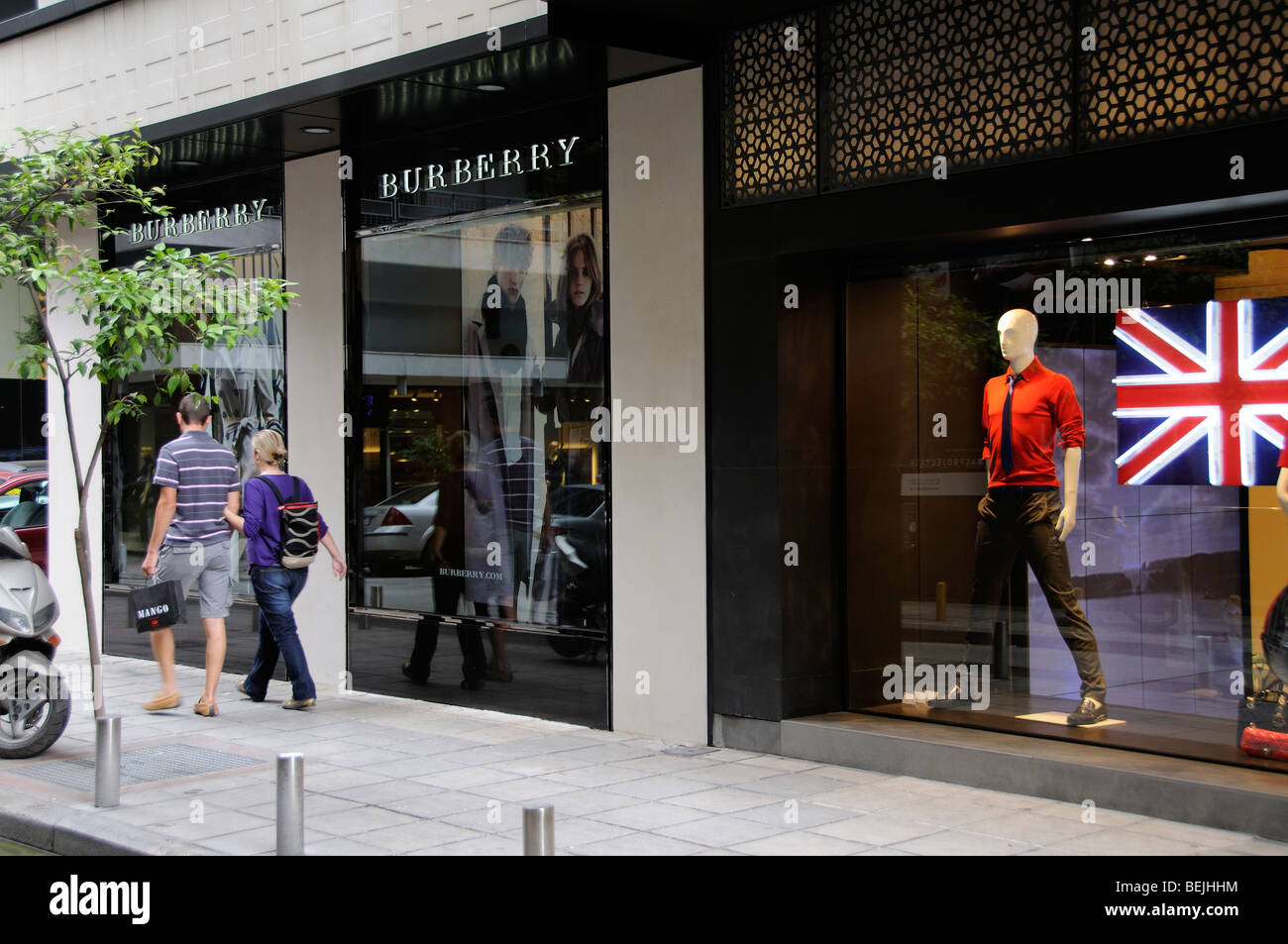 Burberry store in Thessaloniki city centre northern Greece Stock Photo -  Alamy
