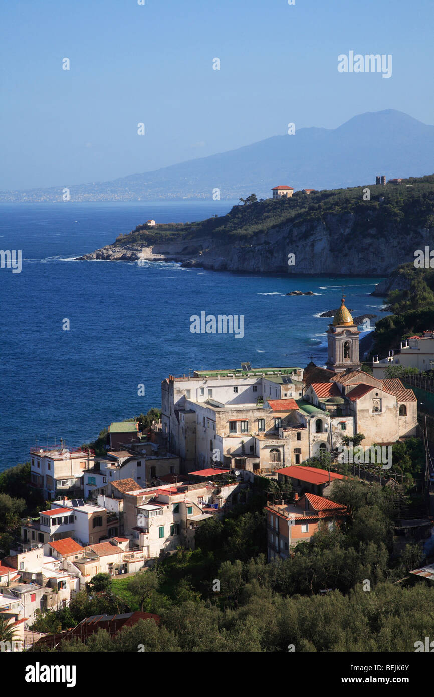 Foreshortening, Marina di Puolo, Massa Lubrense, Campania, Italy Stock Photo