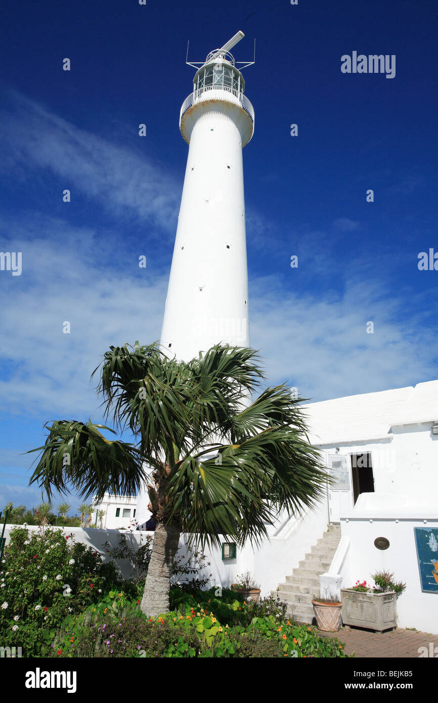 Gibbs Hill lighthouse, Bermuda, Atlantic Ocean, Central America Stock Photo