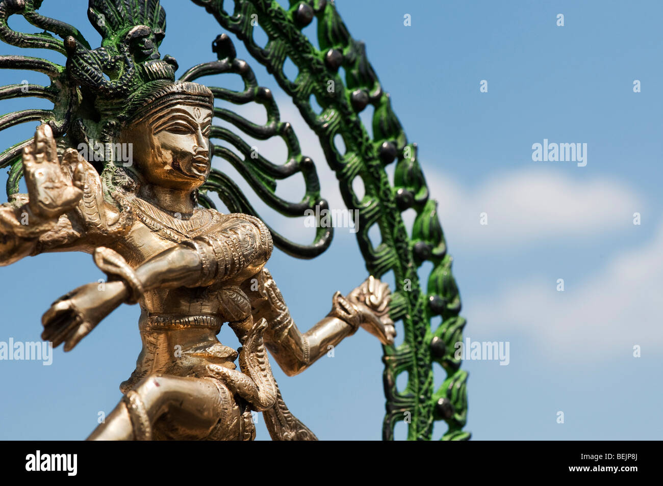 Dancing lord Shiva statue, Nataraja, Hindu God Stock Photo - Alamy