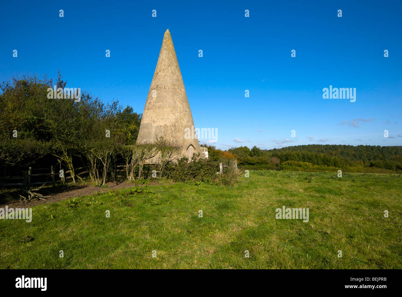 The Sugar Loaf folly a 35ft coneshaped structure built by Mad Jack