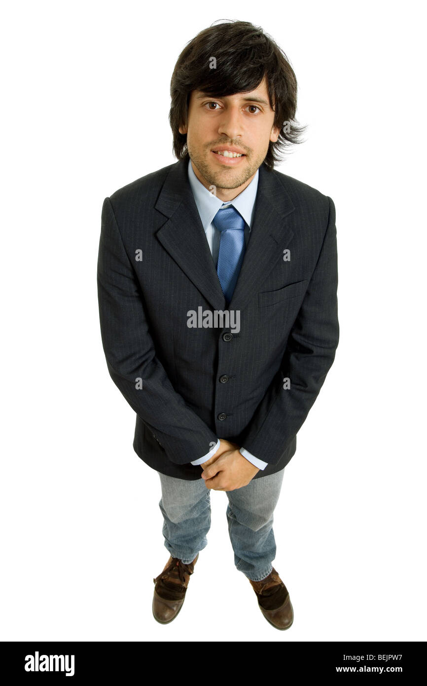 young business man full body isolated on white background Stock Photo ...