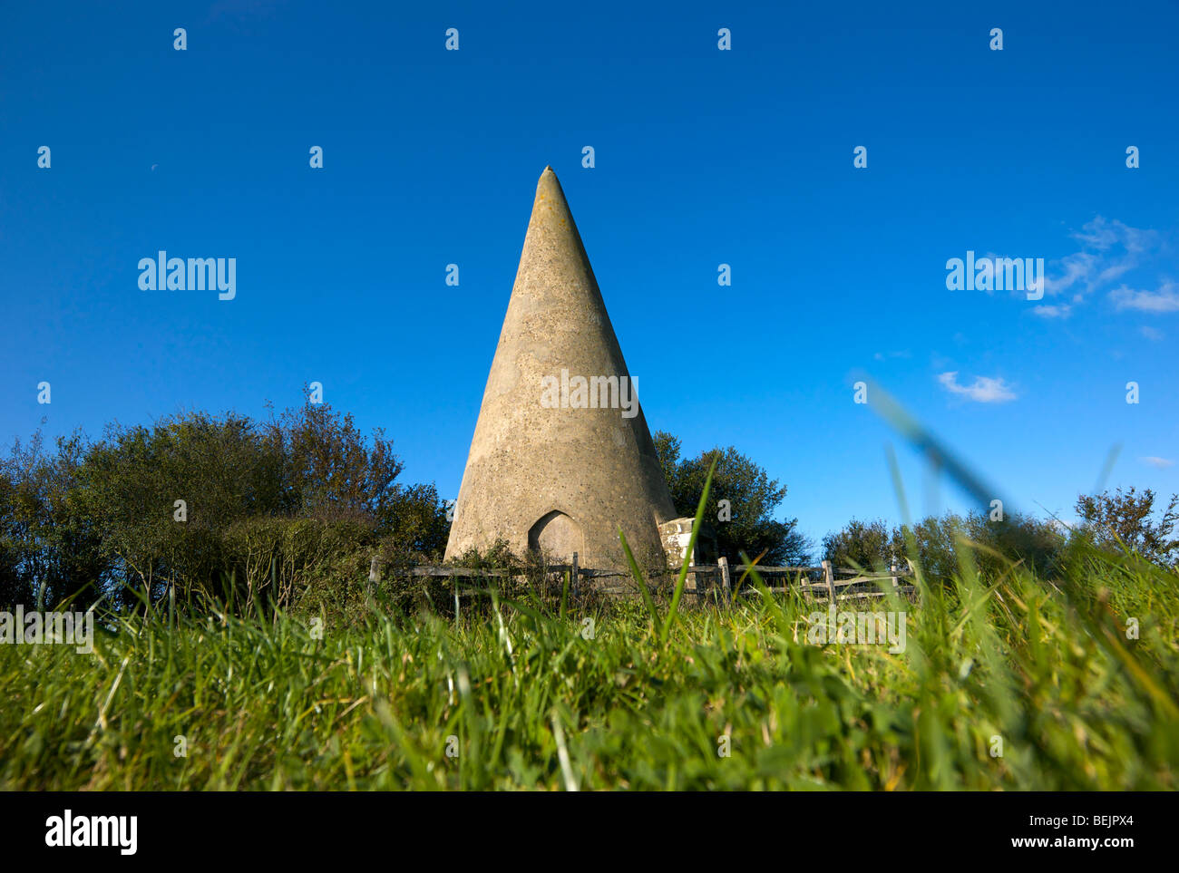 The Sugar Loaf folly a 35ft coneshaped structure built by Mad Jack