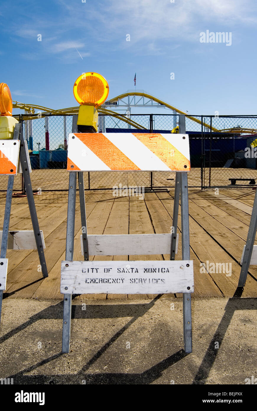 City of Los Angeles Emergency Services sign Stock Photo - Alamy