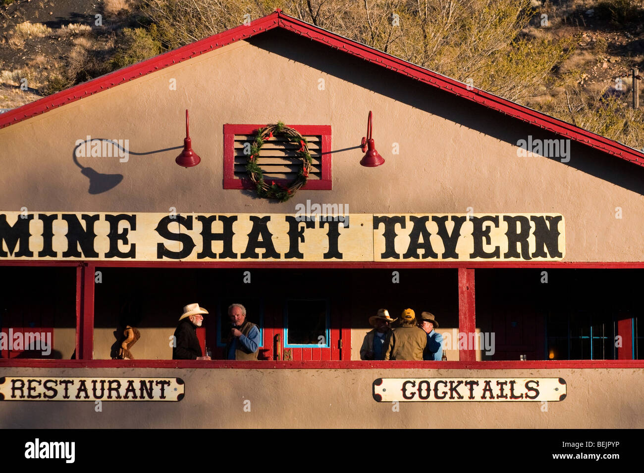 Typical restaurant, Madrid, New Mexico, United States of America, North