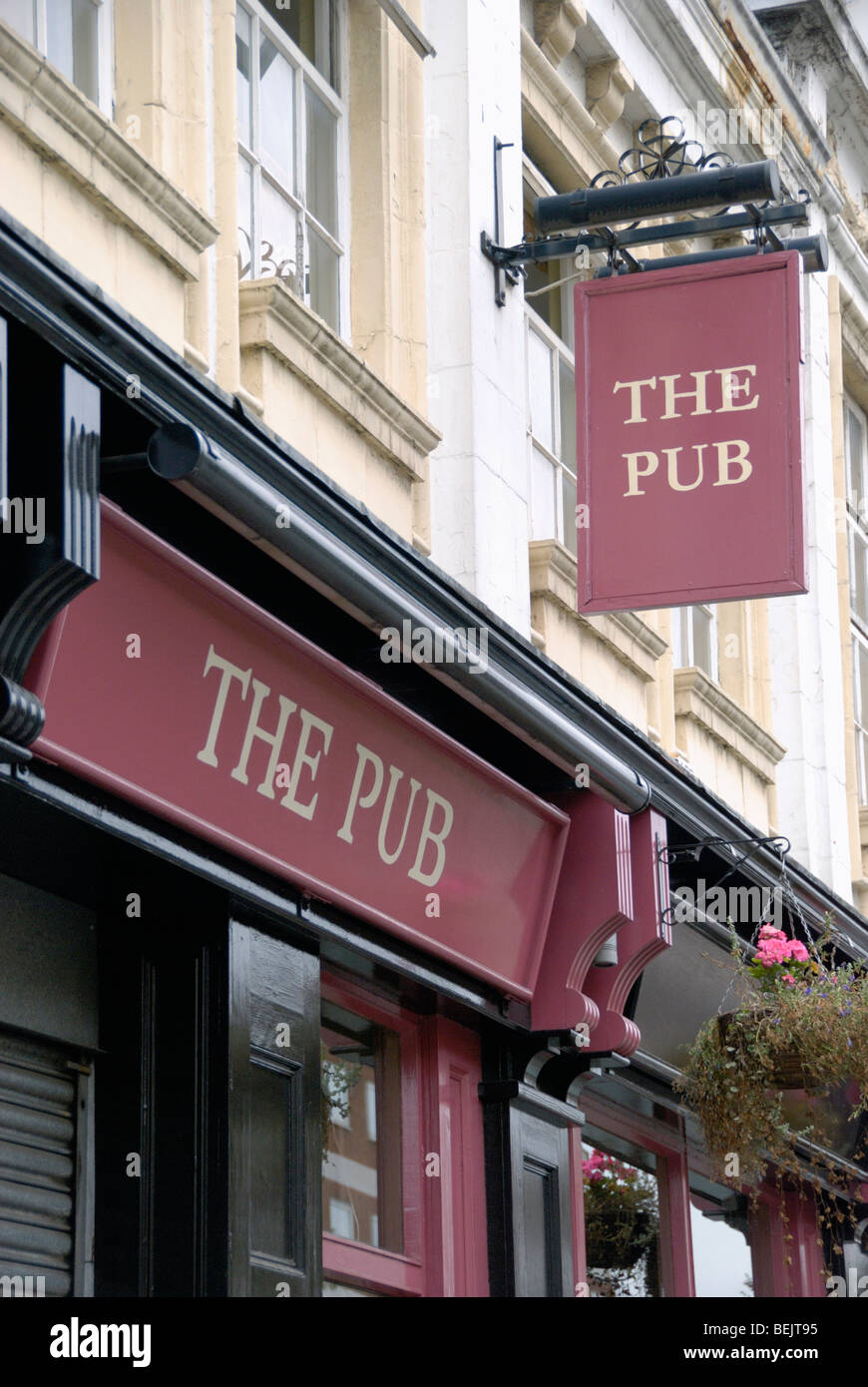 Pub called ' The Pub ' in Grosvenor Street, Manchester, England, UK. Stock Photo