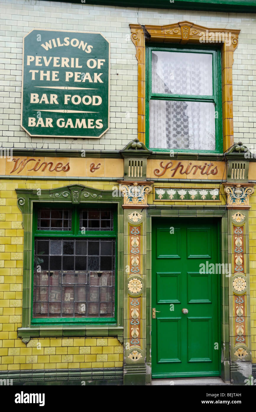 The Peveril of the Peak pub in Great Bridgewater Street, Manchester, England, UK. Stock Photo