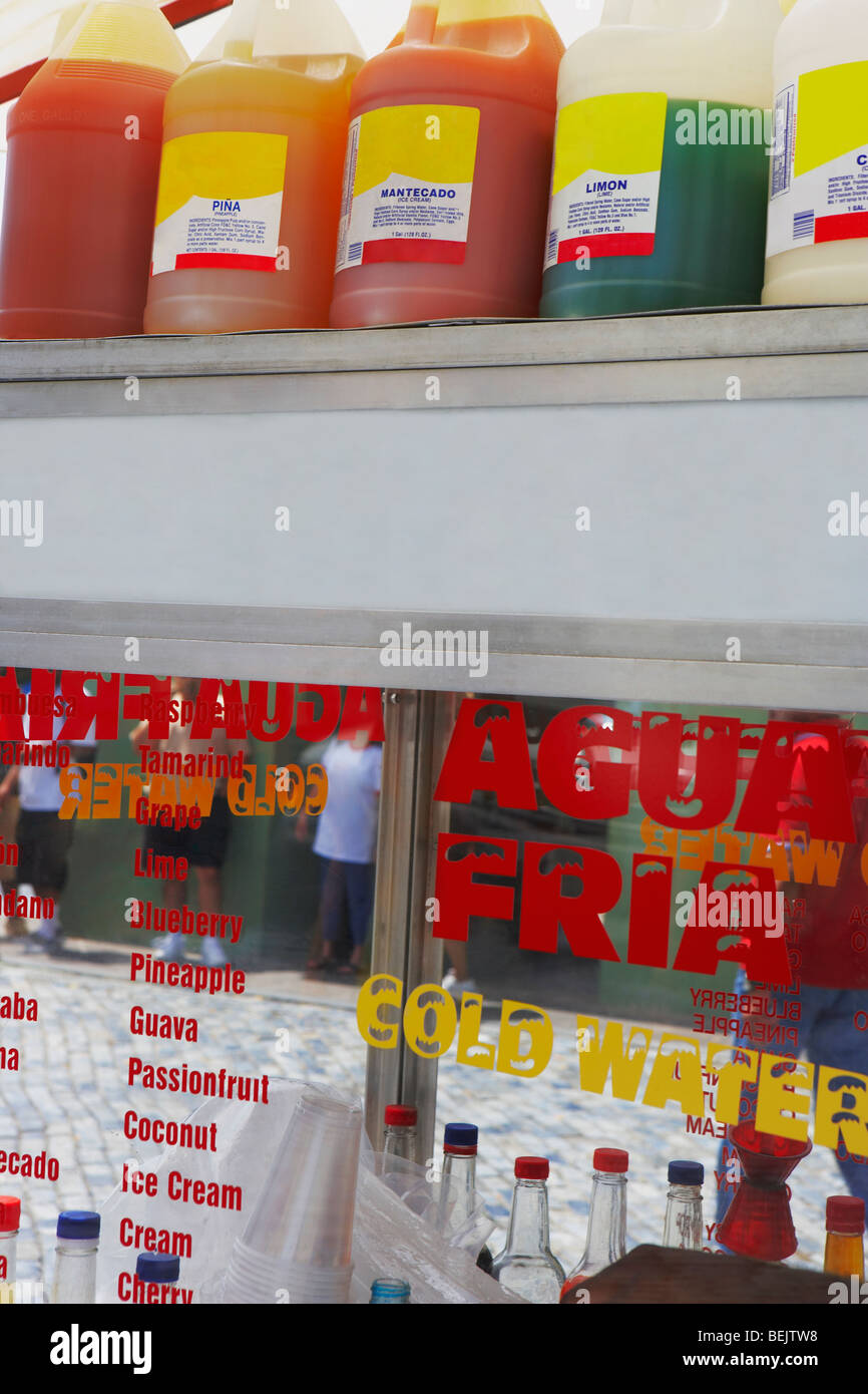 Ice cream flavors in an ice cream store, Puerto Rico Stock Photo Alamy