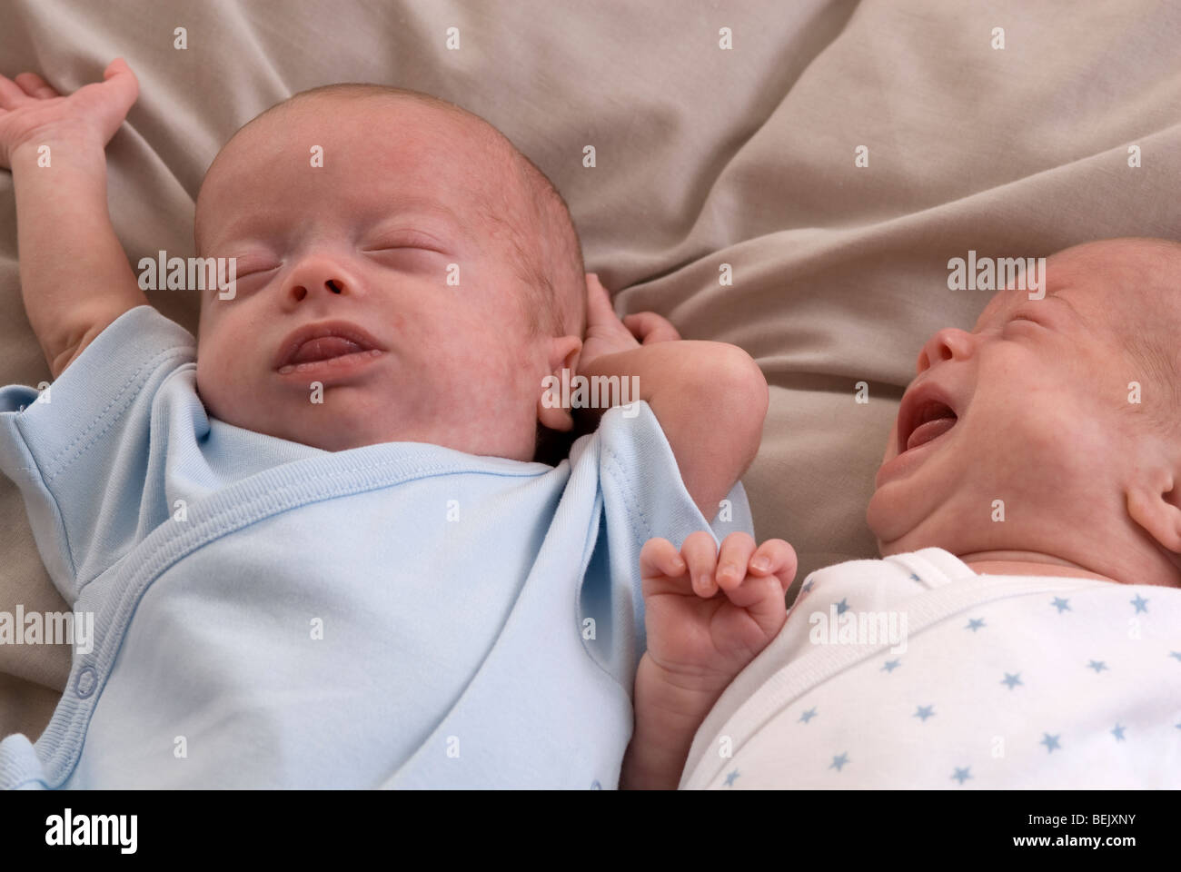 Premature babies, identical twin boys Stock Photo - Alamy