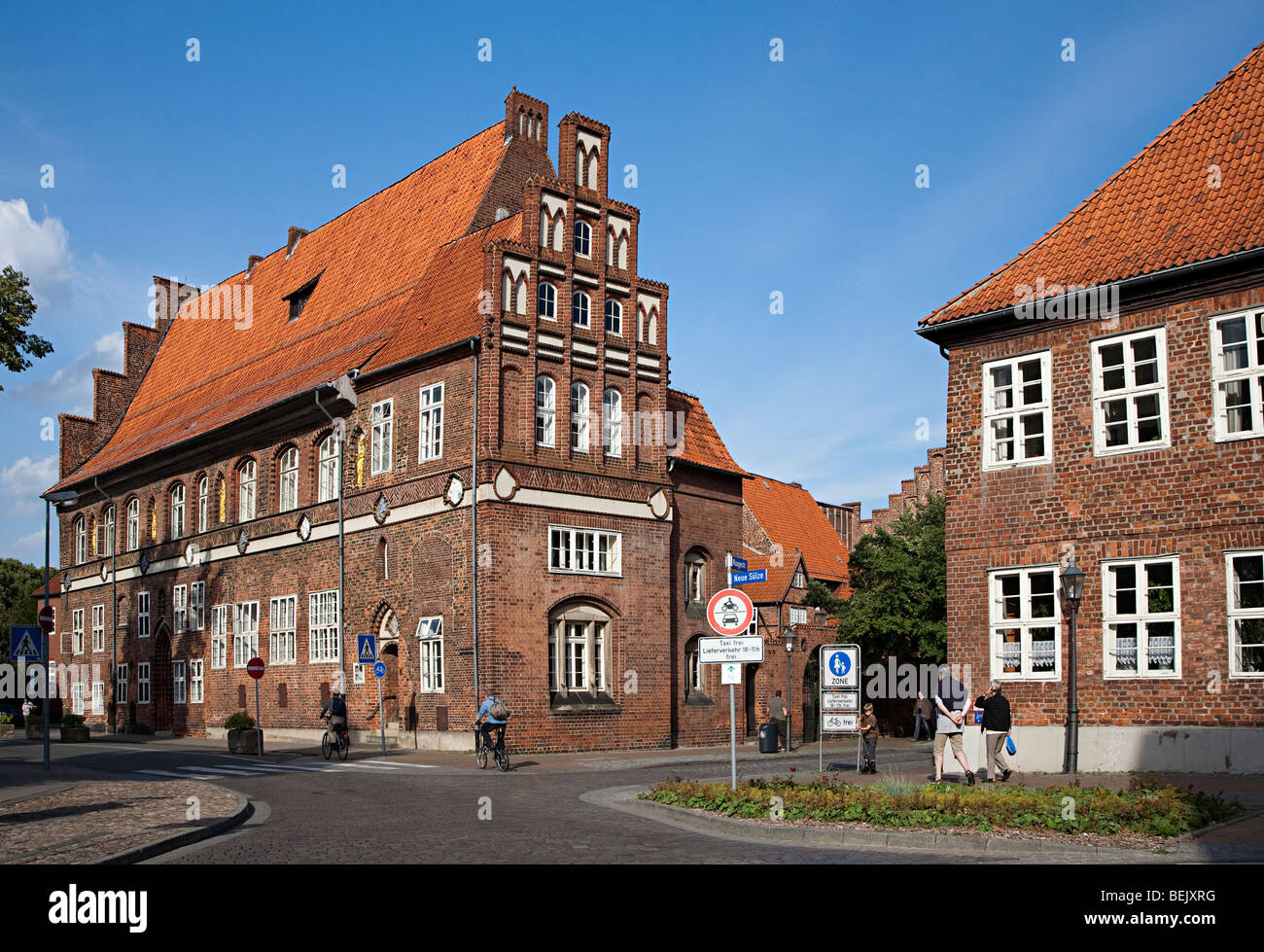 Houses Luneburg Germany Stock Photo Alamy