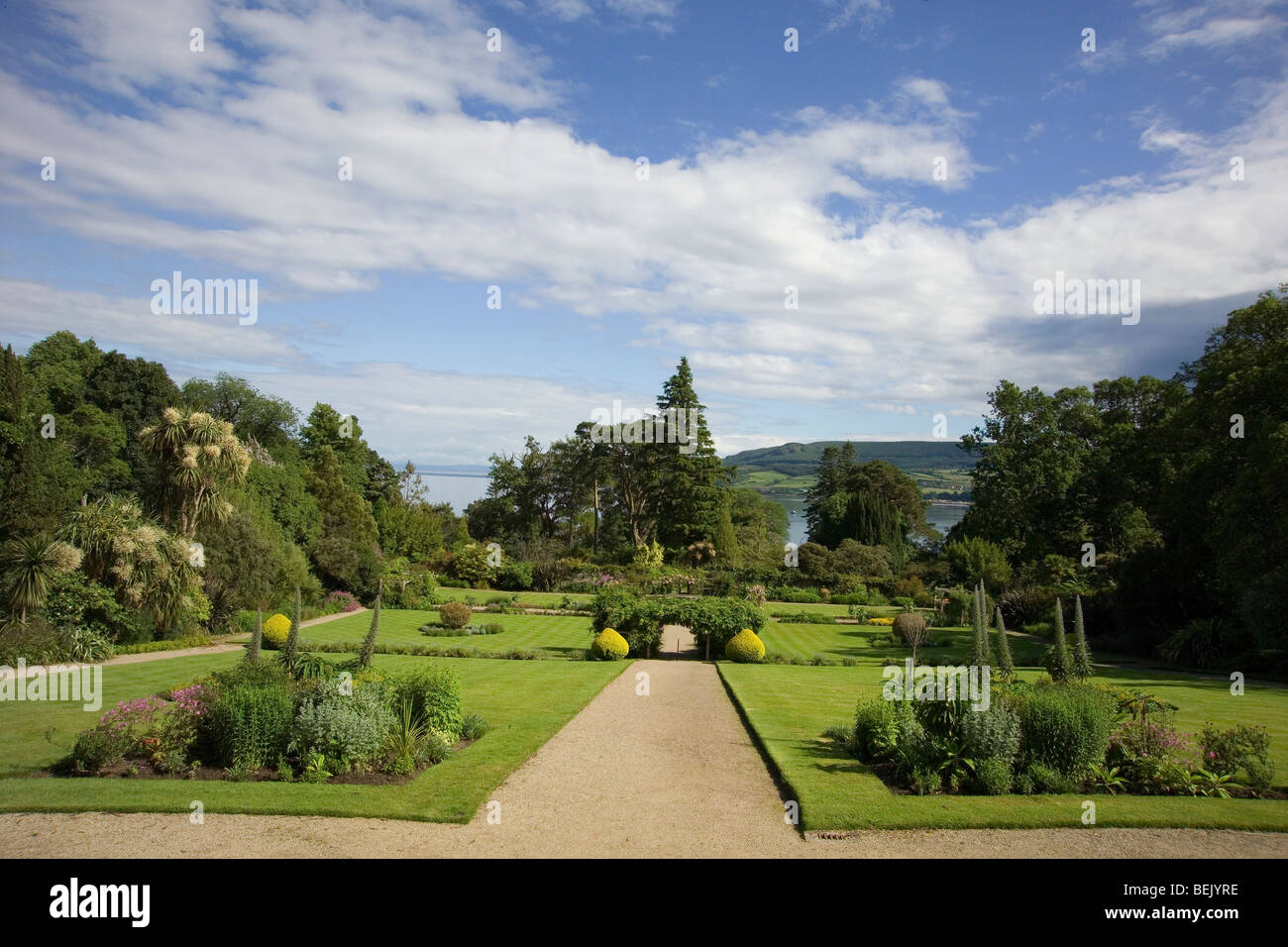 Brodick Castle Gardens, Isle of Arran Stock Photo