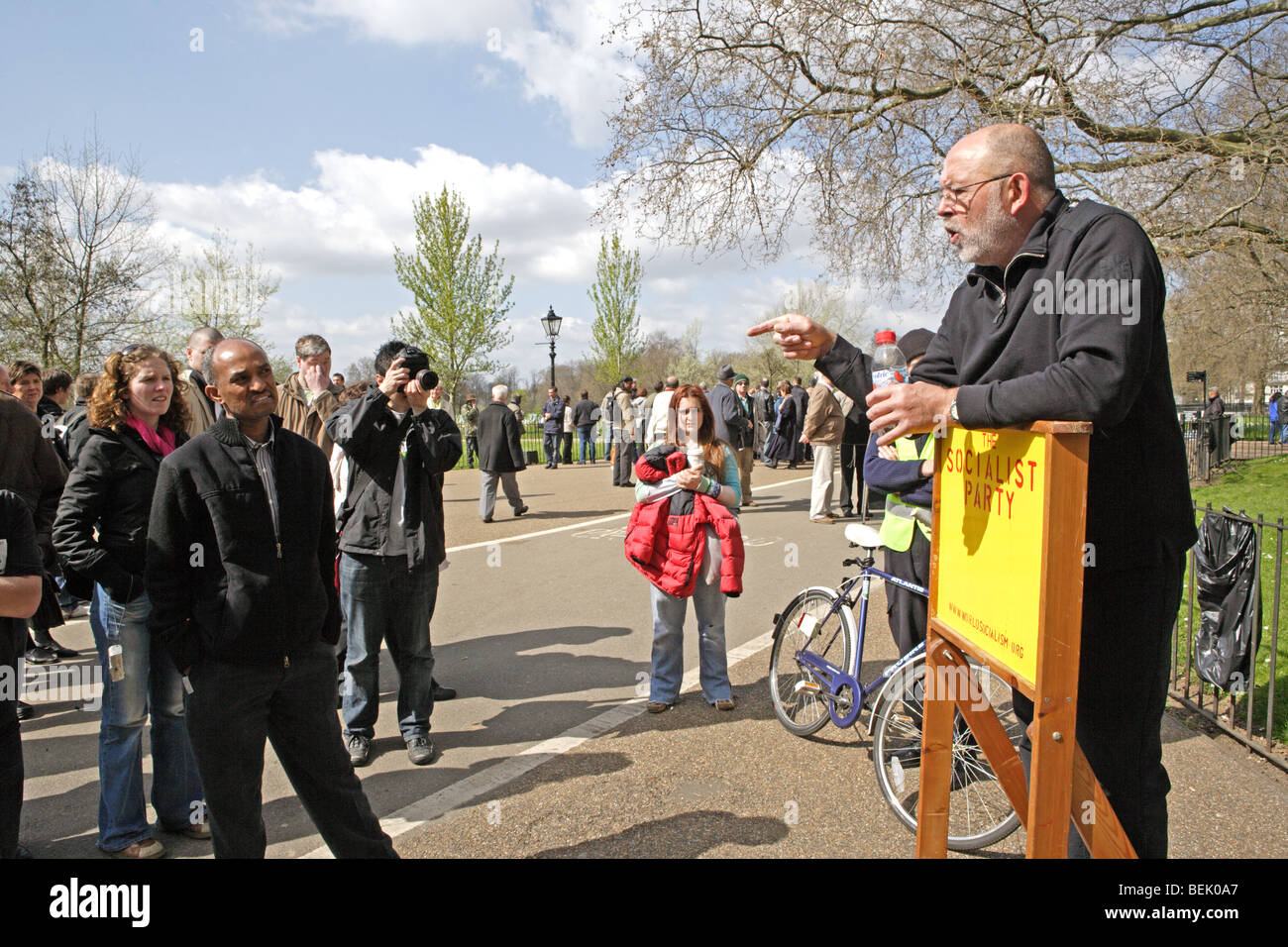 Speakers Corner in Hyde Park, London, England Stock Photo Alamy