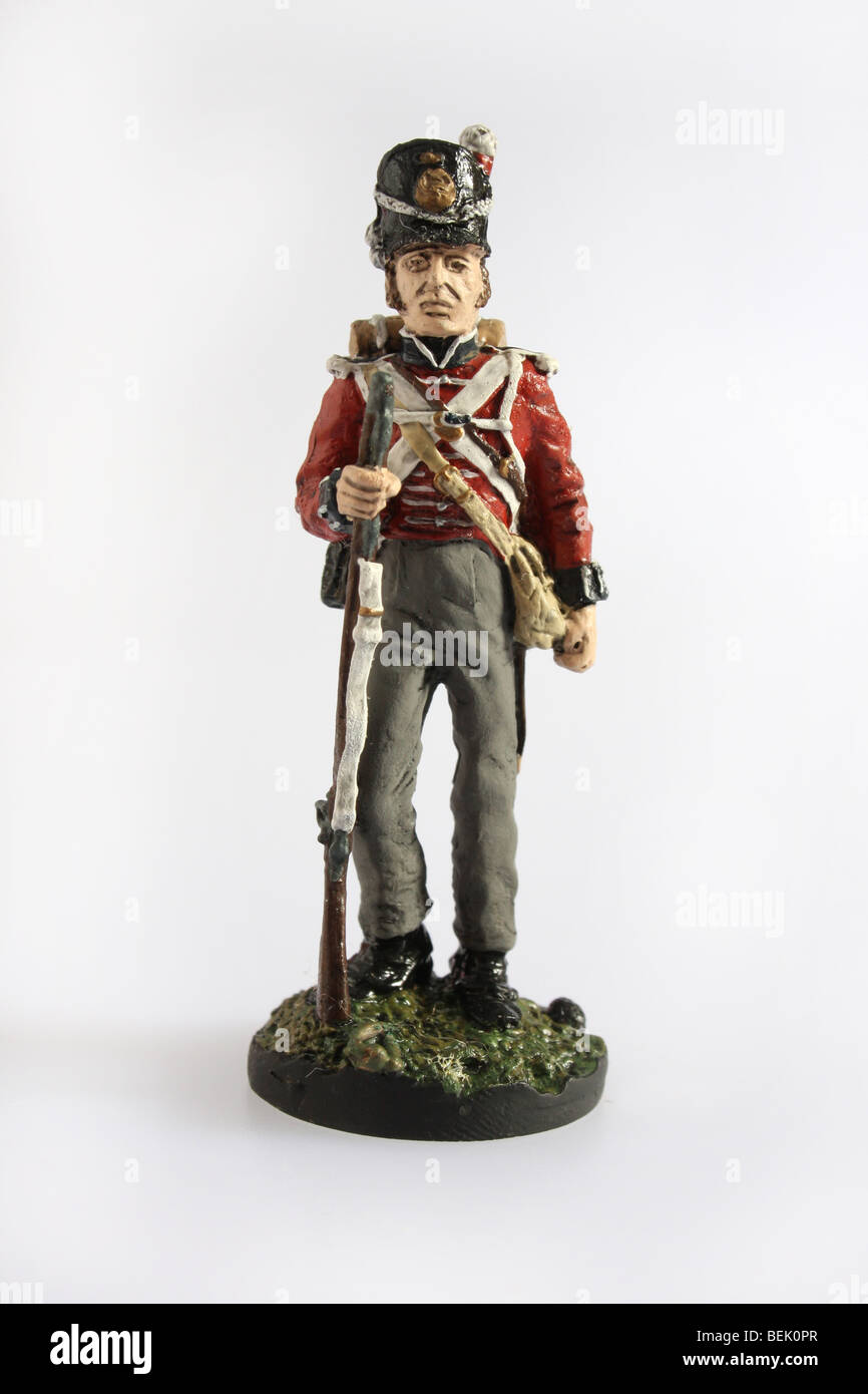 Tin soldier 54 mm Napoleonic Wars Private of the Cossack regiment 