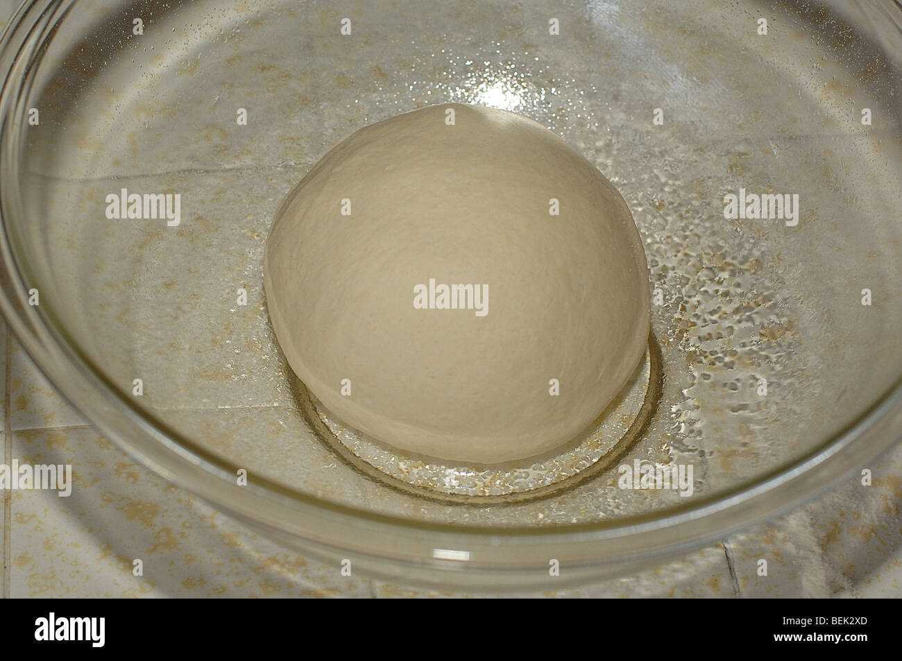 Dough, before rising Stock Photo Alamy