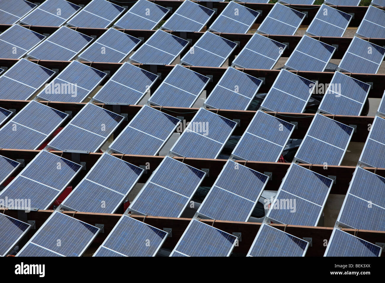 Array of solar panels Stock Photo - Alamy