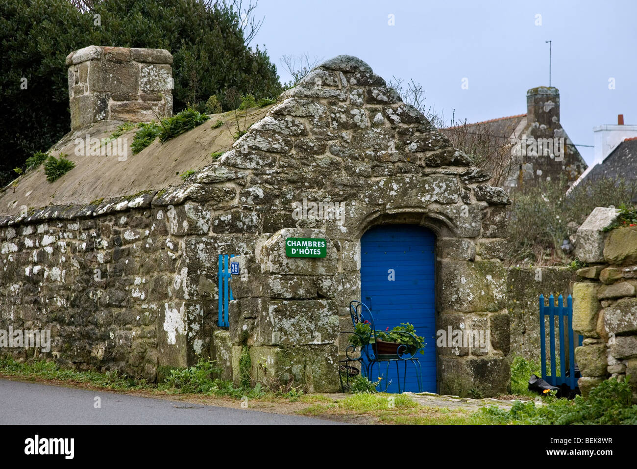 Gite de France in traditional building style, Brittany, France Stock Photo
